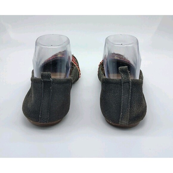 Latigo Basia Embroidered Suede Flats Boho Peasant Festival Cottagecore Size 7 - Picture 2 of 6